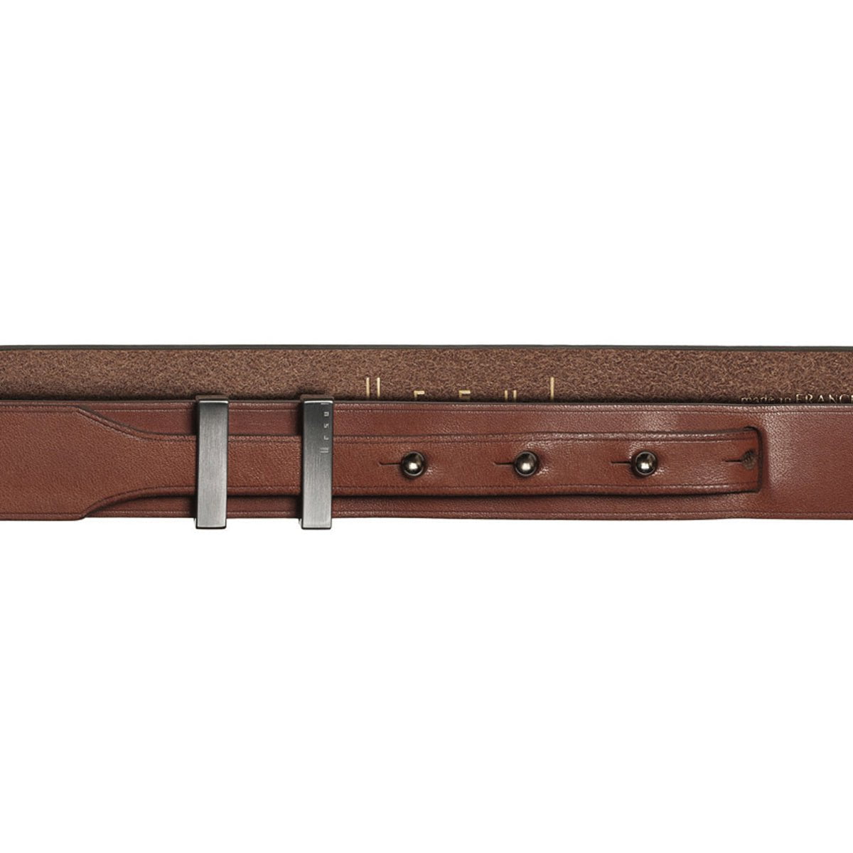 ceinture homme marron fine