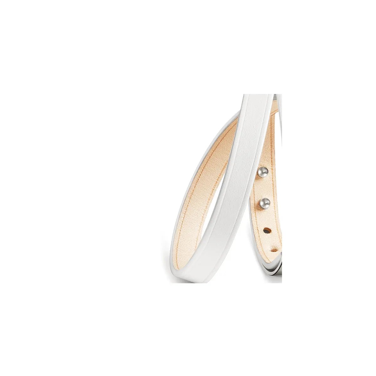 lanière cuir interchangeable blanc