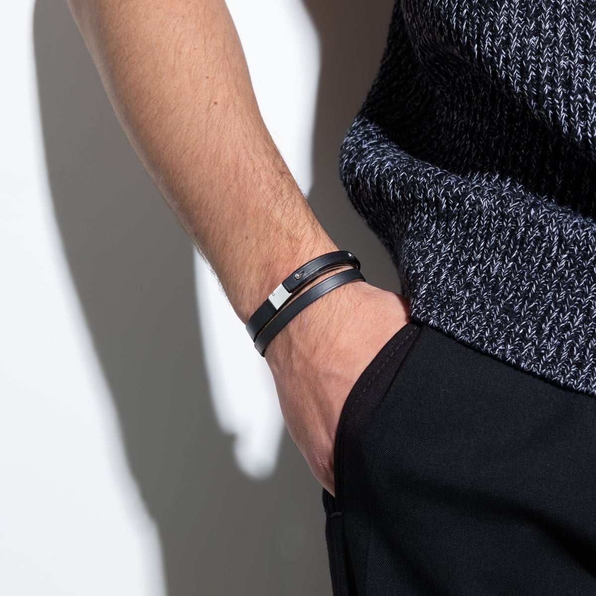 Dúo de brazaletes unisex | U'ROCK