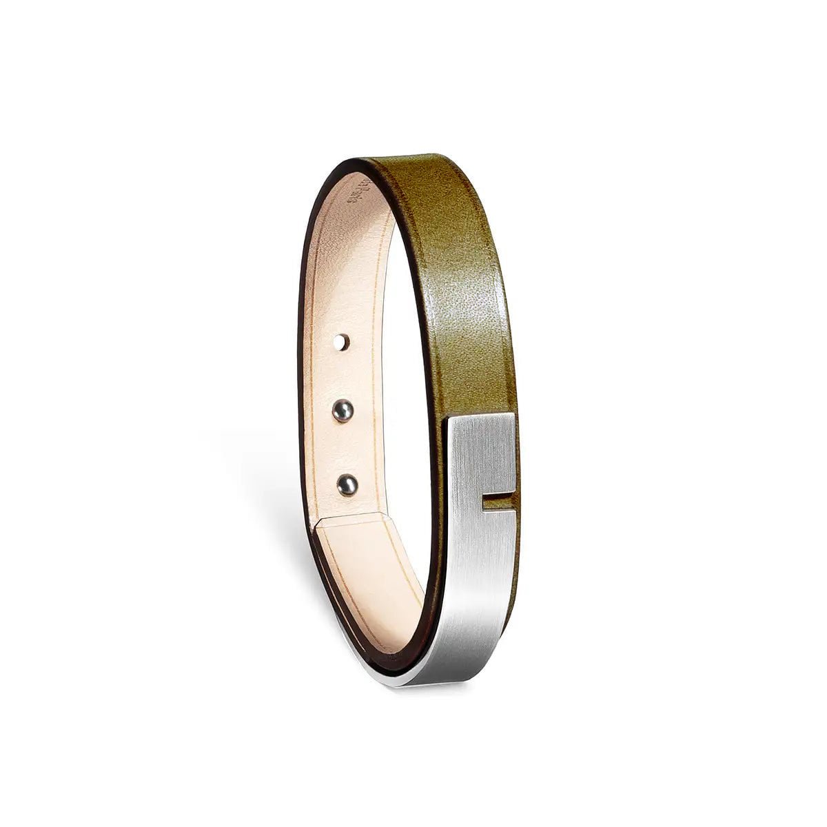 Pulsera de cuero gris | U'TURN