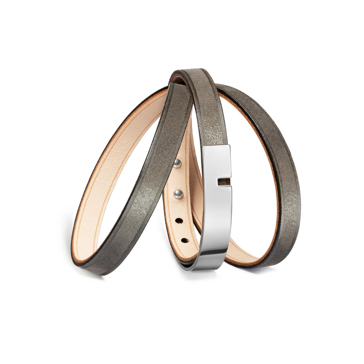 Pulsera iridiscente multivueltas | U'TURN TRIPLE