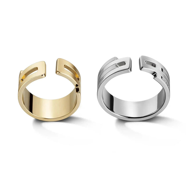 bague couple argent or vermeil