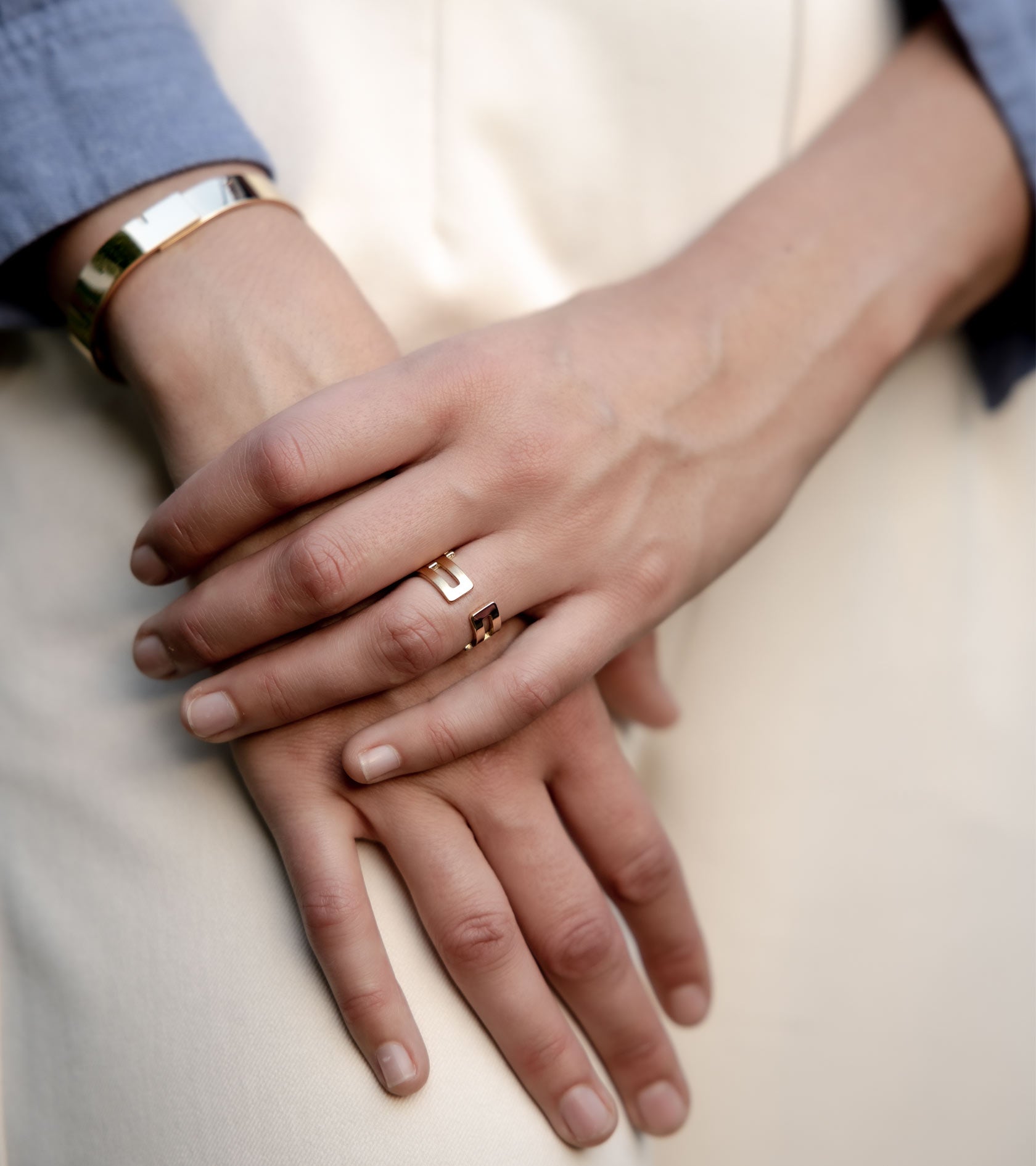 Anillos de oro y plata para mujer Ursul