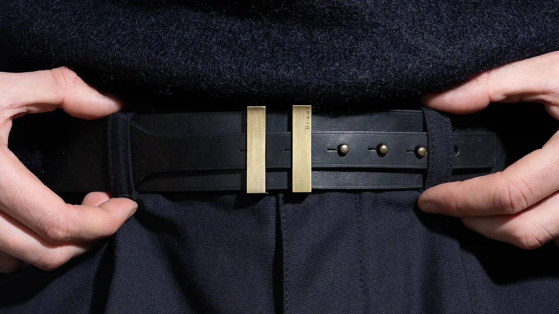 ceinture cuir luxe ursul paris