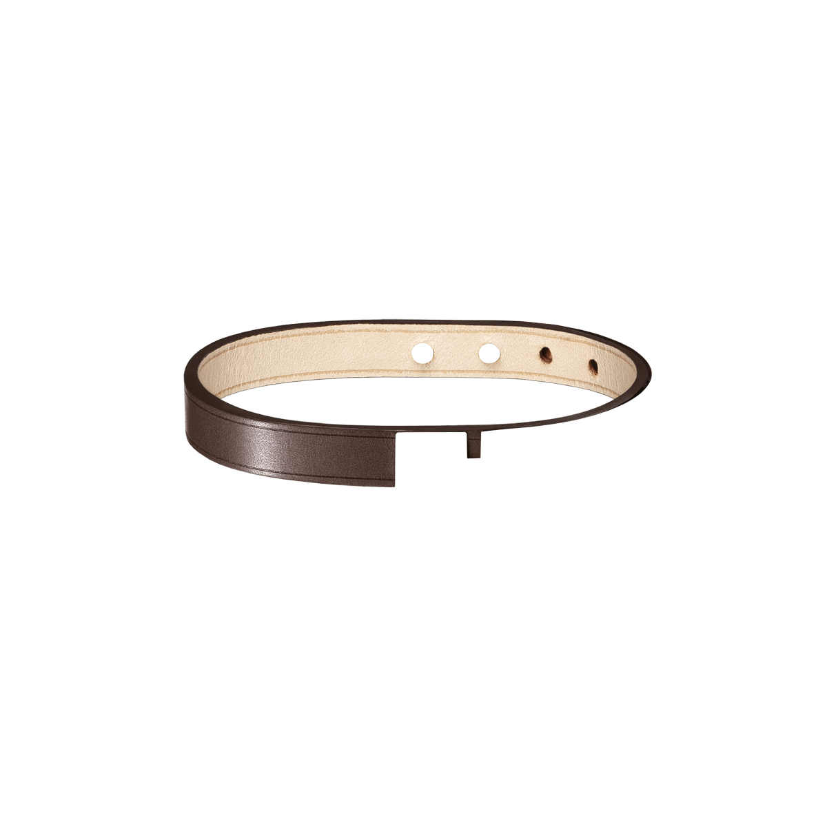 Correa de cuero de una vuelta intercambiable, pulsera U'TURN