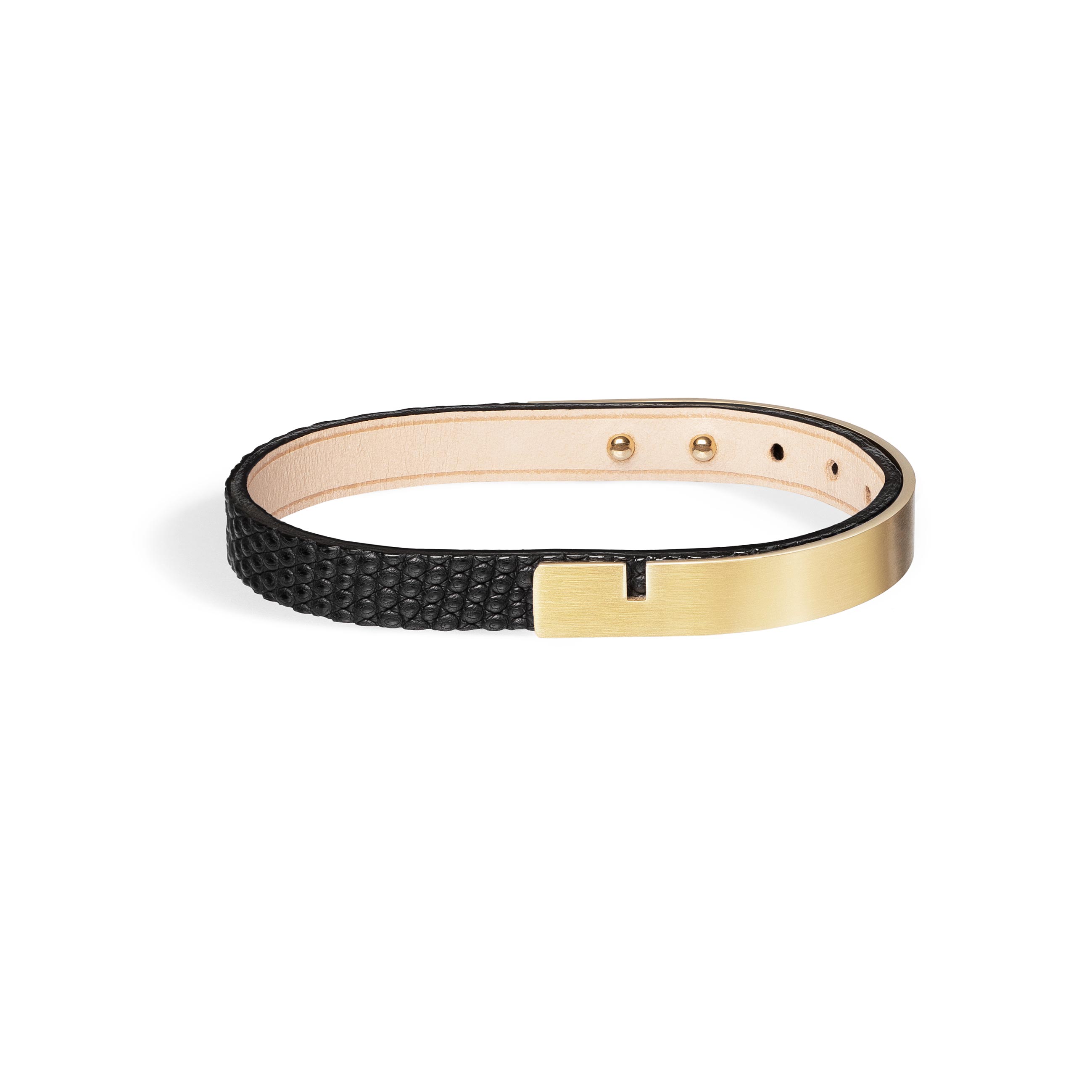 bracelet homme cuir luxe lezard