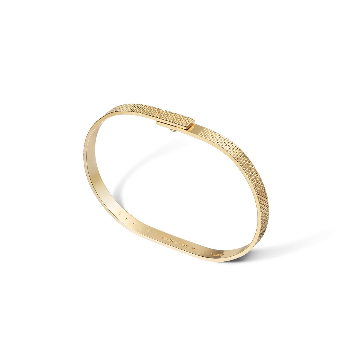 Bracelet jonc or homme SATURNE.X 