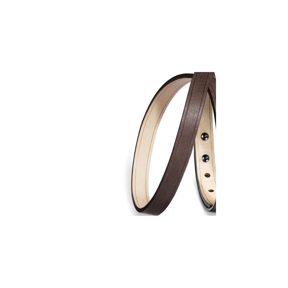 Correa de piel de doble vuelta intercambiable, pulsera U'TURN